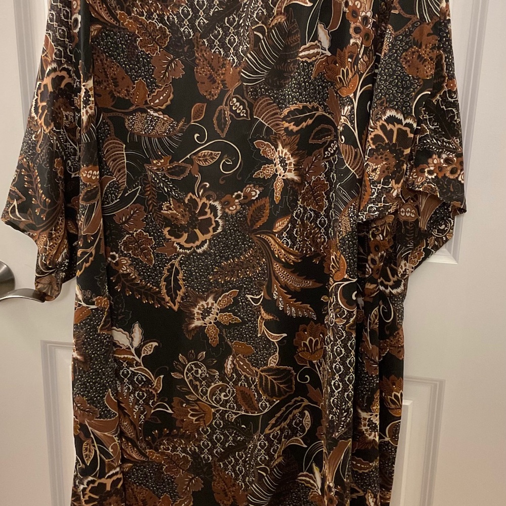 Time & Tru Sheer Top/Cover-Up